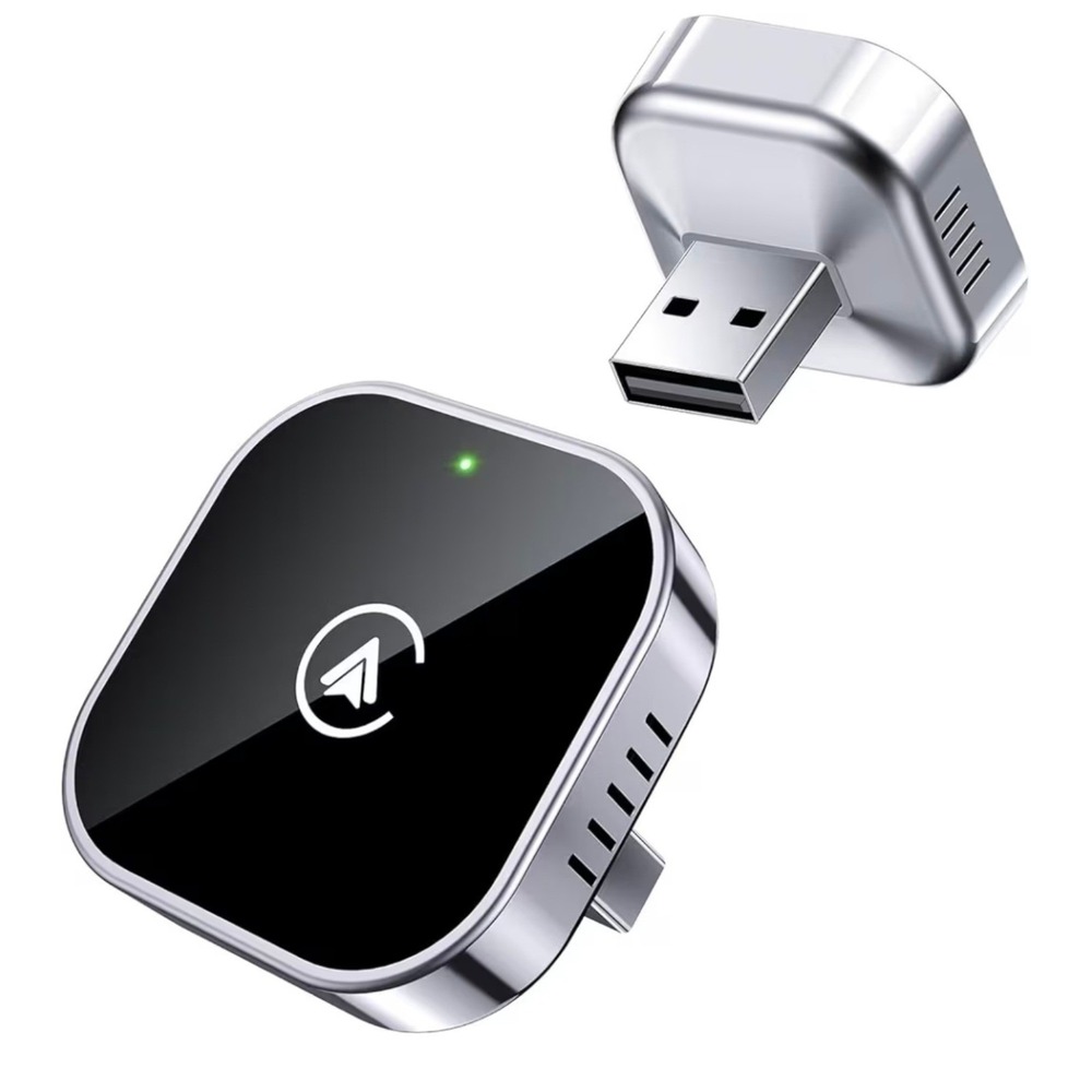 Teeran 2 in 1 Wireless CarPlay Android Auto Adapter Plug & Play Compact MSRP $50